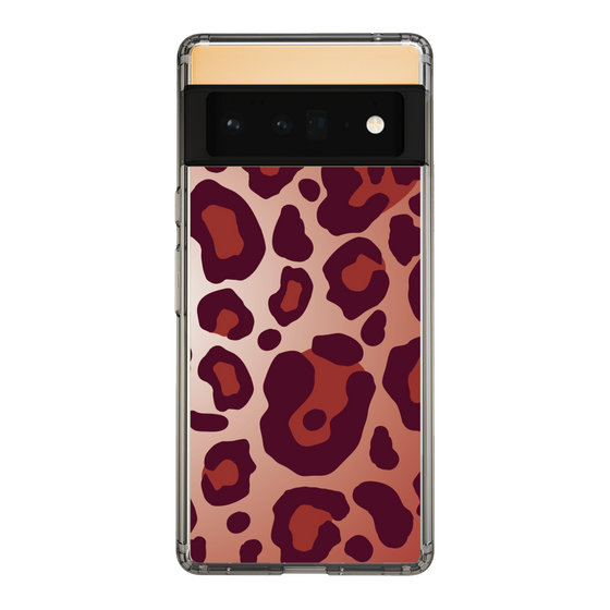 スリムプロテクションケース［ Leopard - Red ］