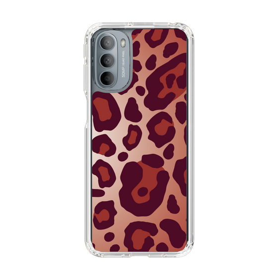 スリムプロテクションケース［ Leopard - Red ］