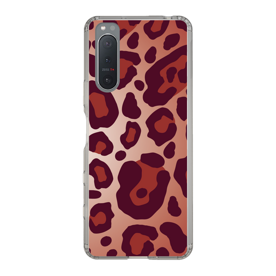 スリムプロテクションケース［ Leopard - Red ］