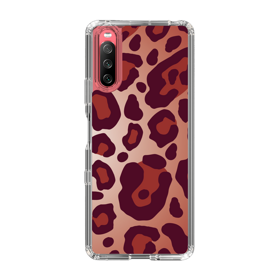 スリムプロテクションケース［ Leopard - Red ］