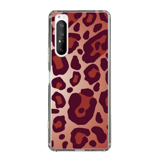 スリムプロテクションケース［ Leopard - Red ］