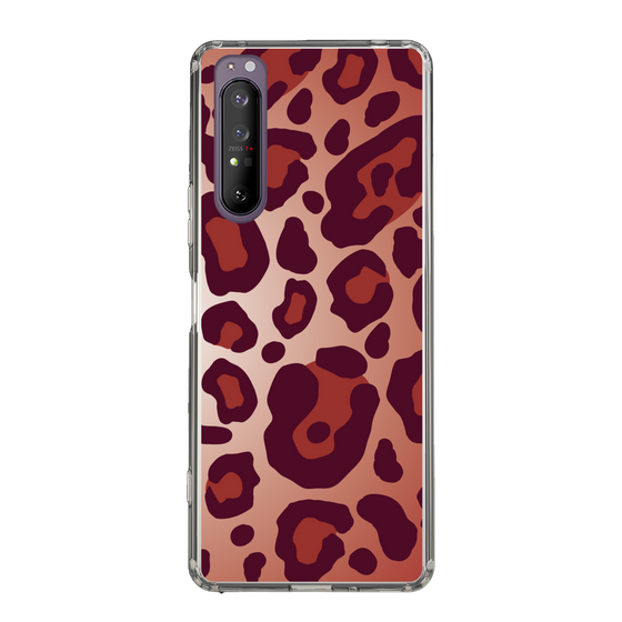 スリムプロテクションケース［ Leopard - Red ］
