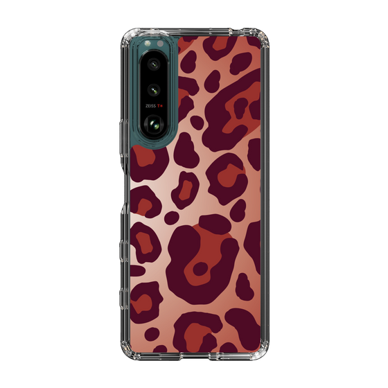 スリムプロテクションケース［ Leopard - Red ］