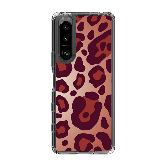 スリムプロテクションケース［ Leopard - Red ］