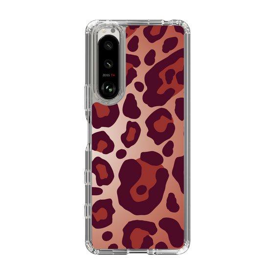 スリムプロテクションケース［ Leopard - Red ］