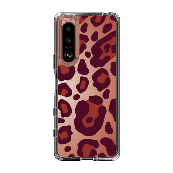 スリムプロテクションケース［ Leopard - Red ］