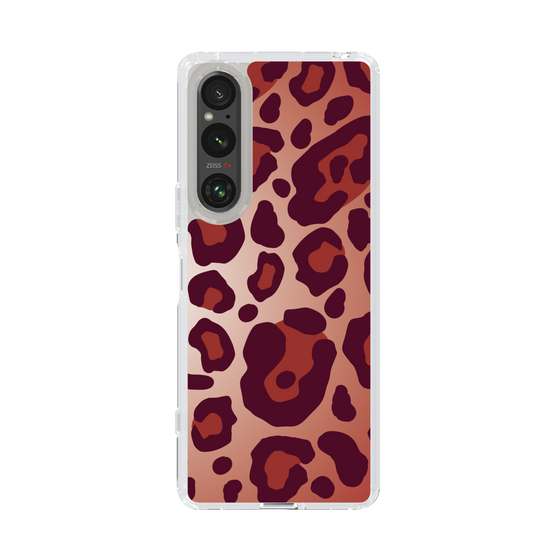 スリムプロテクションケース［ Leopard - Red ］