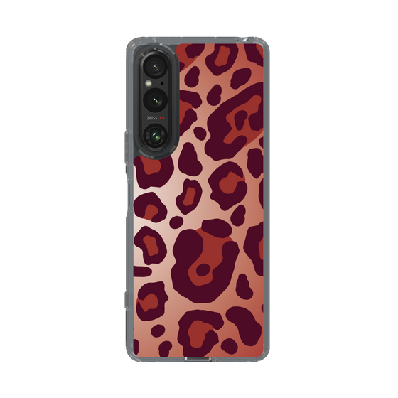 スリムプロテクションケース［ Leopard - Red ］