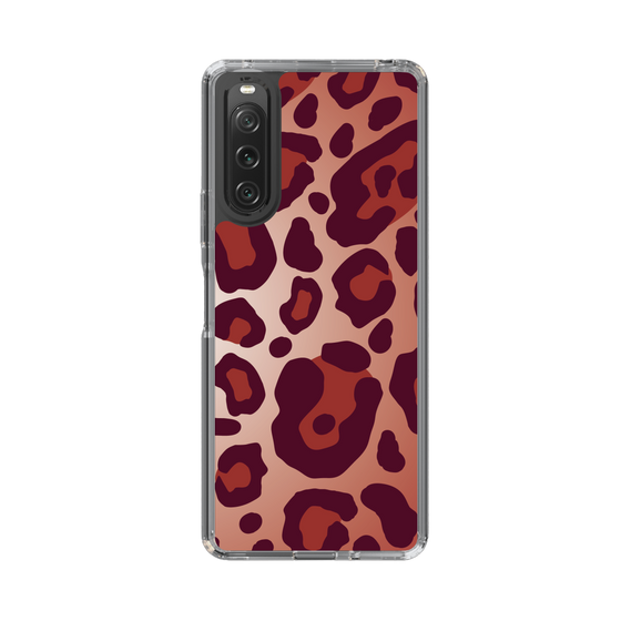 スリムプロテクションケース［ Leopard - Red ］