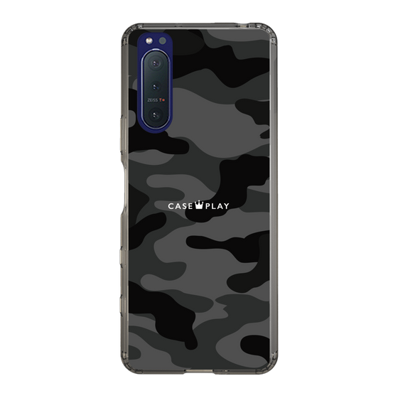 スリムプロテクションケース［ Camouflage - Black ］