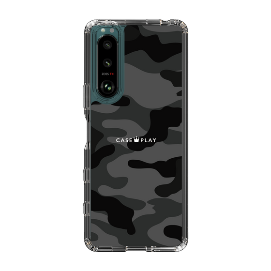 スリムプロテクションケース［ Camouflage - Black ］
