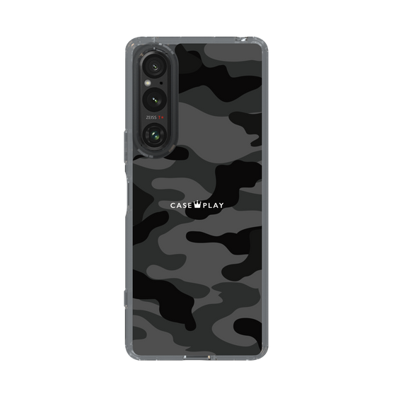 スリムプロテクションケース［ Camouflage - Black ］
