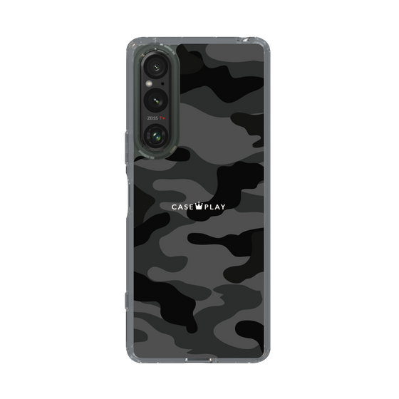 スリムプロテクションケース［ Camouflage - Black ］