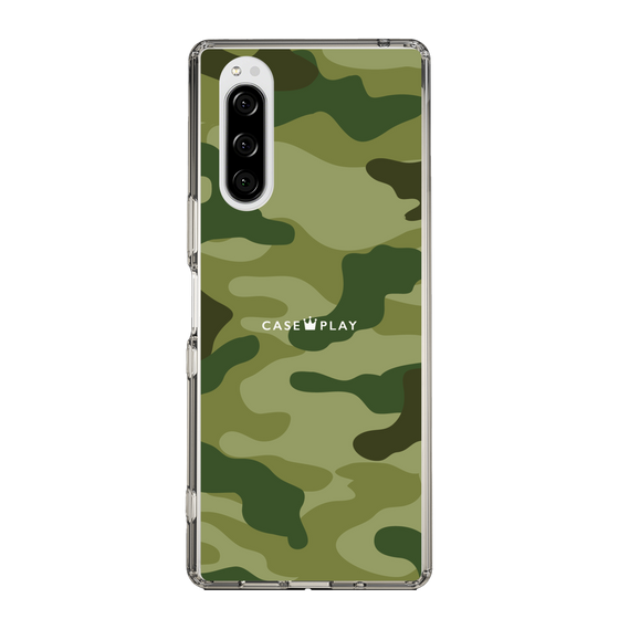 スリムプロテクションケース［ Camouflage - Green ］