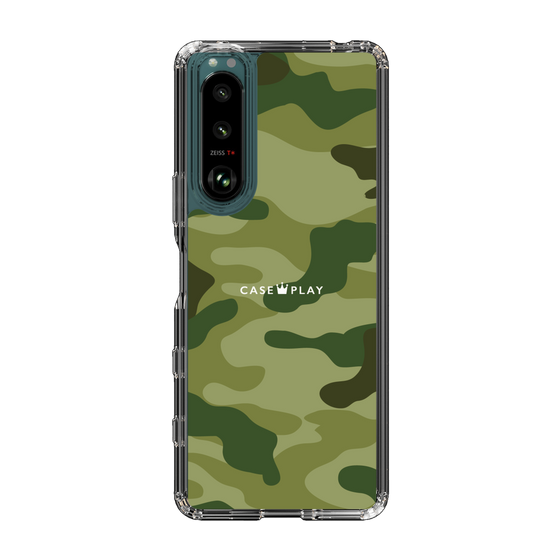 スリムプロテクションケース［ Camouflage - Green ］