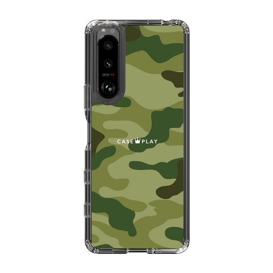 スリムプロテクションケース［ Camouflage - Green ］
