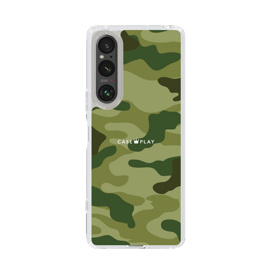 スリムプロテクションケース［ Camouflage - Green ］