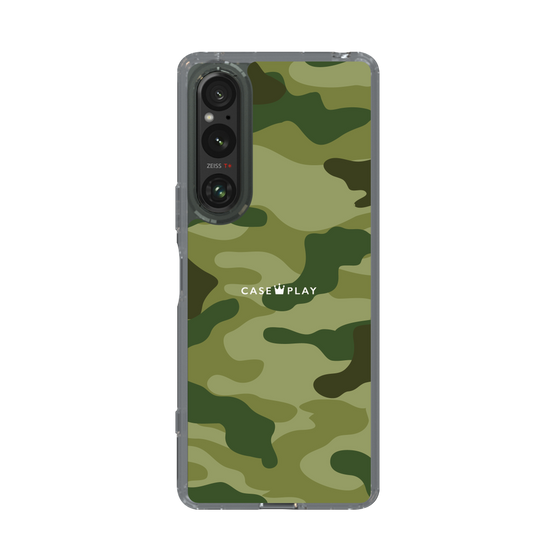 スリムプロテクションケース［ Camouflage - Green ］