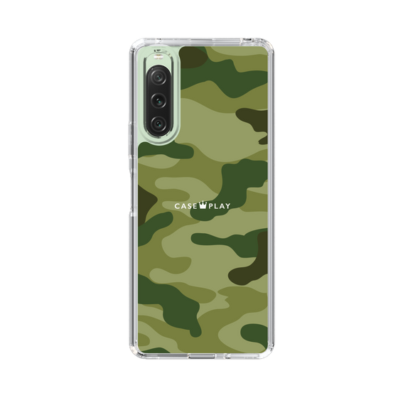 スリムプロテクションケース［ Camouflage - Green ］