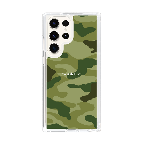スリムプロテクションケース［ Camouflage - Green ］