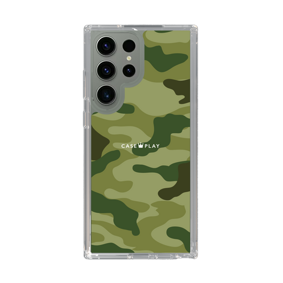 スリムプロテクションケース［ Camouflage - Green ］