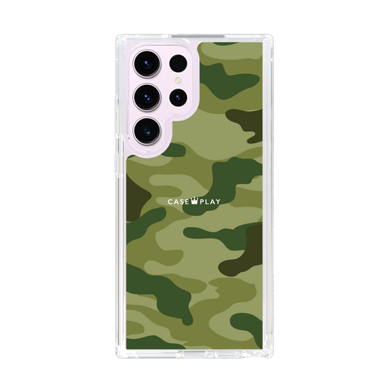スリムプロテクションケース［ Camouflage - Green ］