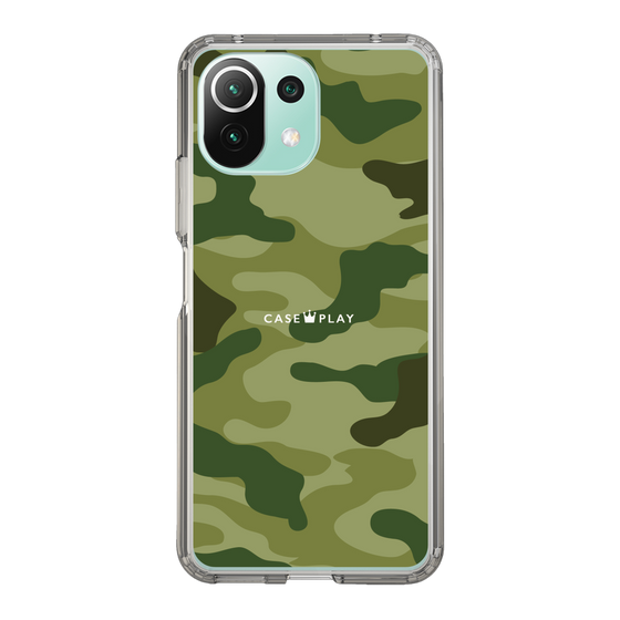 スリムプロテクションケース［ Camouflage - Green ］