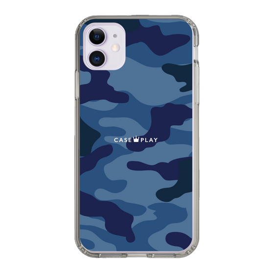 スリムプロテクションケース［ Camouflage - Blue ］