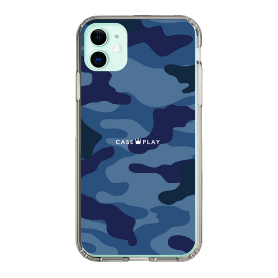 スリムプロテクションケース［ Camouflage - Blue ］