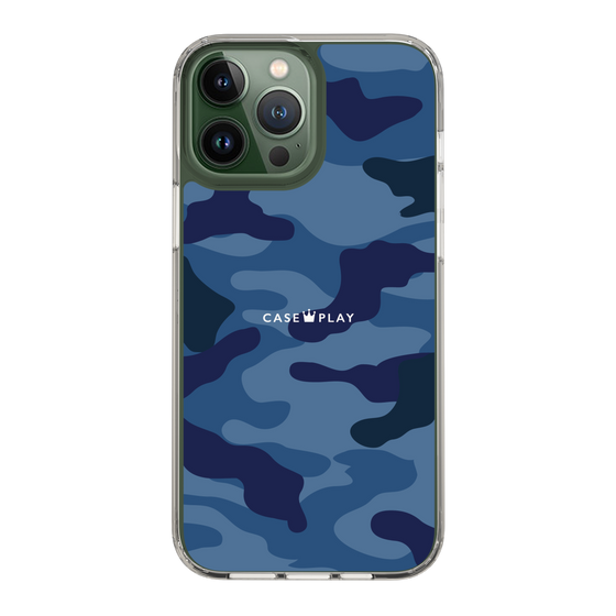 スリムプロテクションケース［ Camouflage - Blue ］