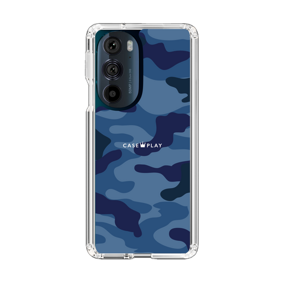 スリムプロテクションケース［ Camouflage - Blue ］