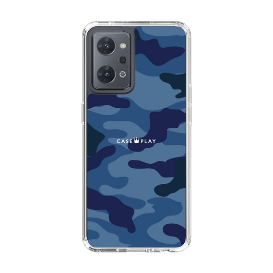 スリムプロテクションケース［ Camouflage - Blue ］
