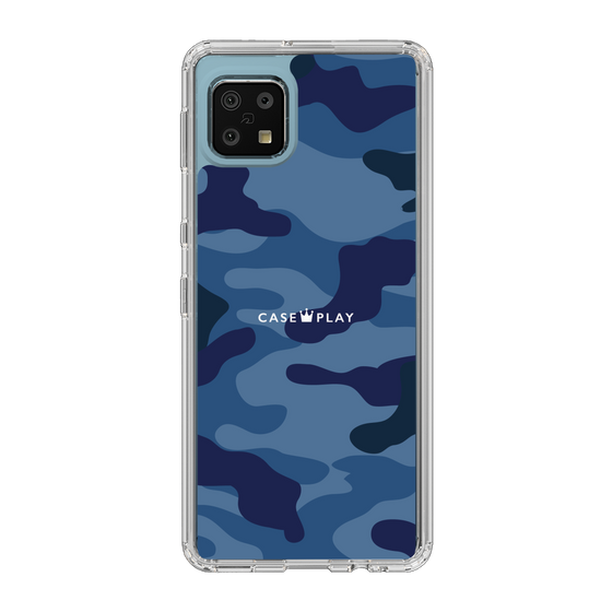 スリムプロテクションケース［ Camouflage - Blue ］