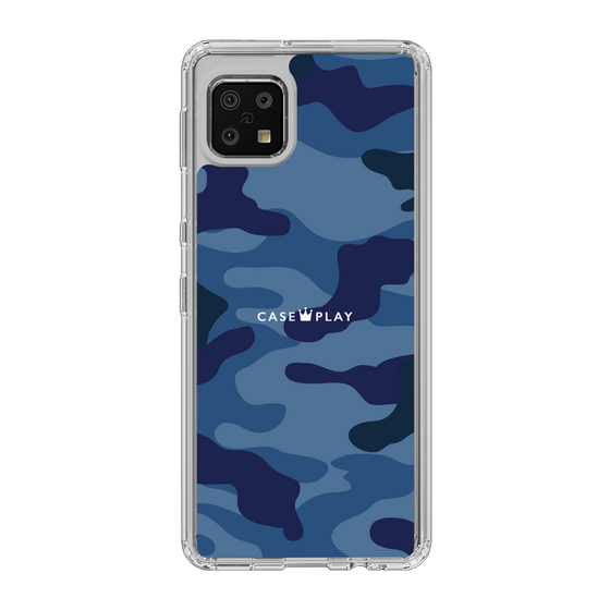 スリムプロテクションケース［ Camouflage - Blue ］