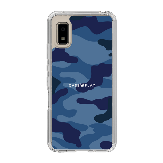 スリムプロテクションケース［ Camouflage - Blue ］