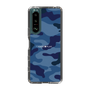 スリムプロテクションケース［ Camouflage - Blue ］