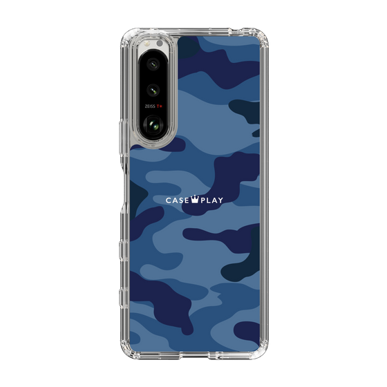 スリムプロテクションケース［ Camouflage - Blue ］
