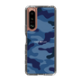スリムプロテクションケース［ Camouflage - Blue ］