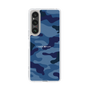 スリムプロテクションケース［ Camouflage - Blue ］