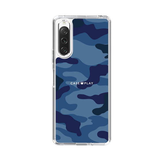 スリムプロテクションケース［ Camouflage - Blue ］