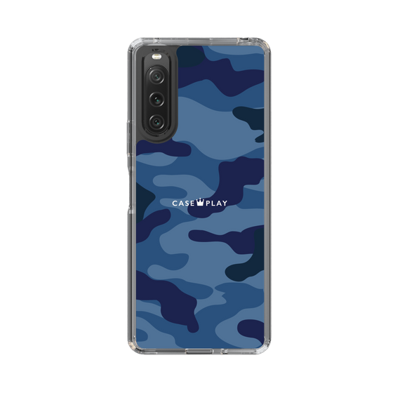 スリムプロテクションケース［ Camouflage - Blue ］