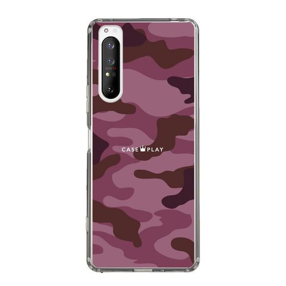 スリムプロテクションケース［ Camouflage - Pink ］