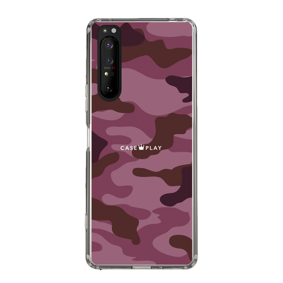 スリムプロテクションケース［ Camouflage - Pink ］