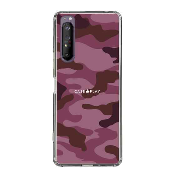 スリムプロテクションケース［ Camouflage - Pink ］