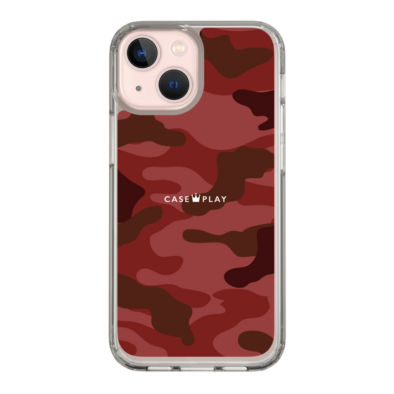 スリムプロテクションケース［ Camouflage - Red ］