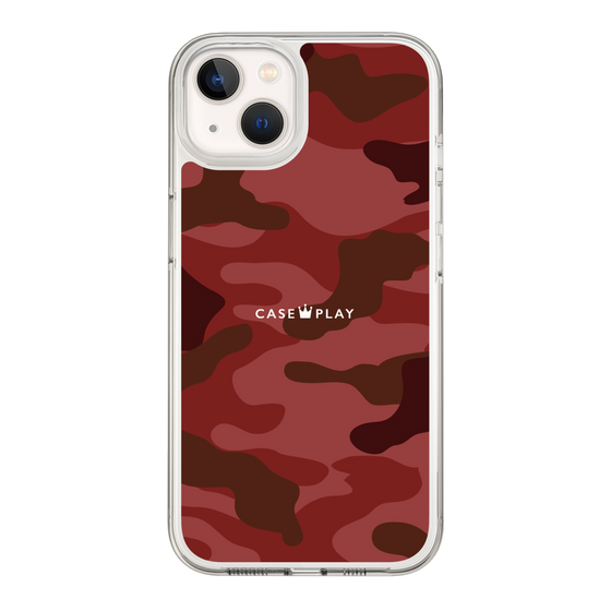 スリムプロテクションケース［ Camouflage - Red ］