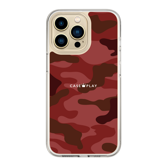 スリムプロテクションケース［ Camouflage - Red ］