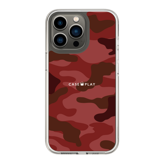 スリムプロテクションケース［ Camouflage - Red ］