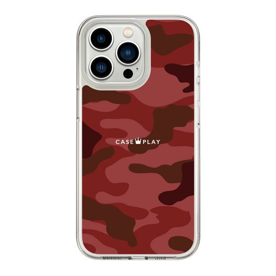スリムプロテクションケース［ Camouflage - Red ］