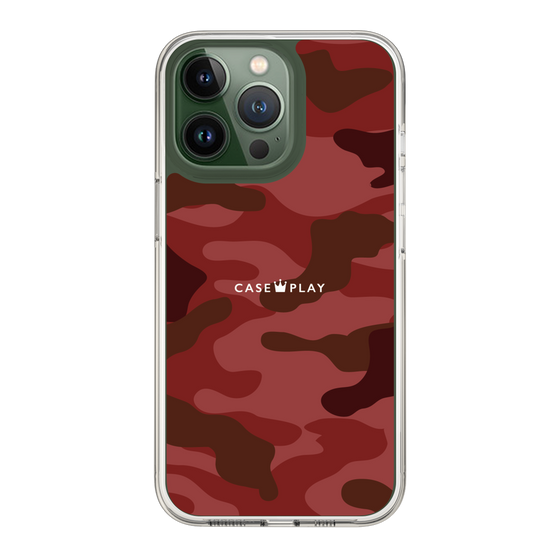 スリムプロテクションケース［ Camouflage - Red ］